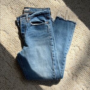 Levi's Classic Blue Straight Leg Jeans